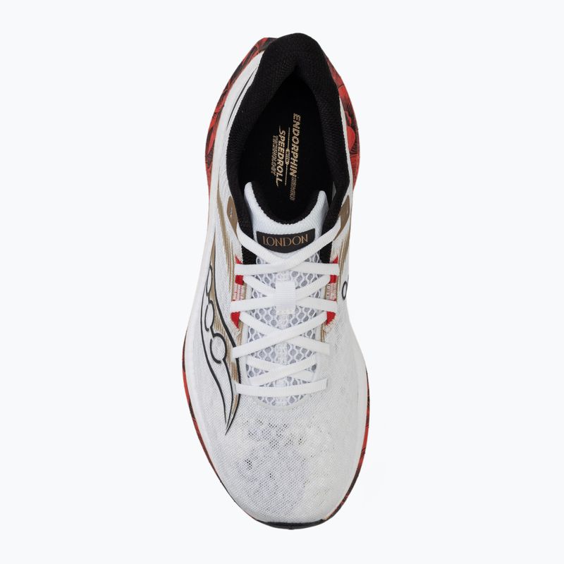 Pánske bežecké topánky Saucony Endorphin Speed 5 white/black 5