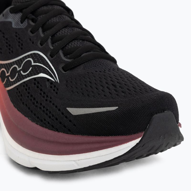 Pánske bežecké topánky Saucony Hurricane 25 black/crimson 7