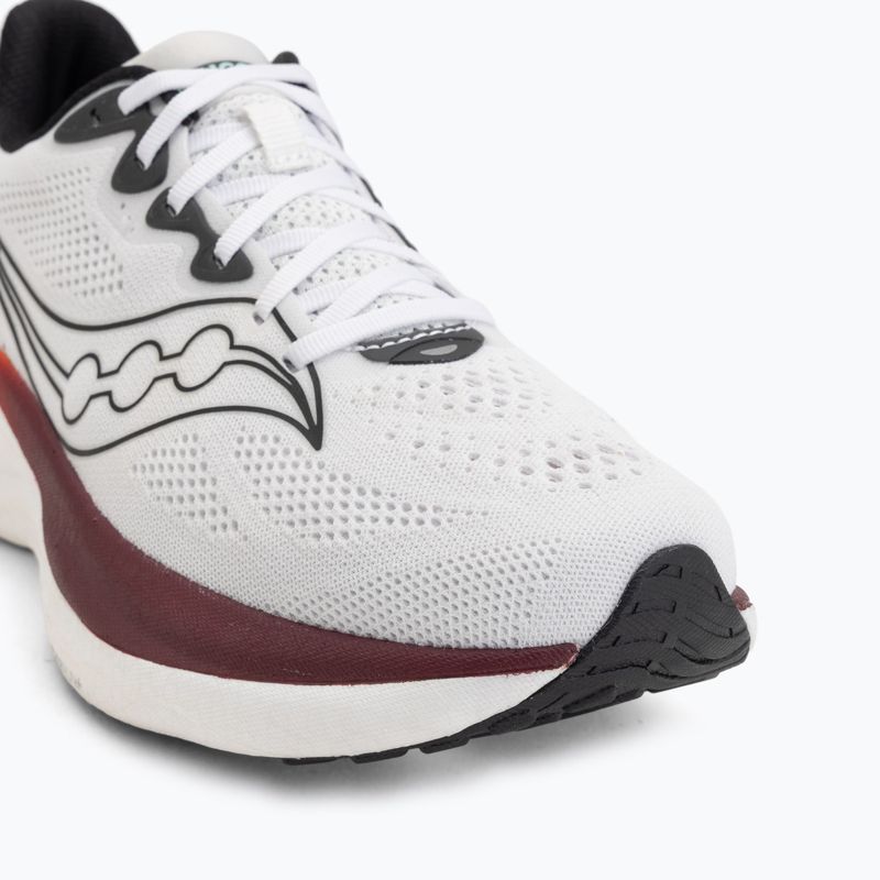 Pánske bežecké topánky Saucony Ride 19 white/crimson 7