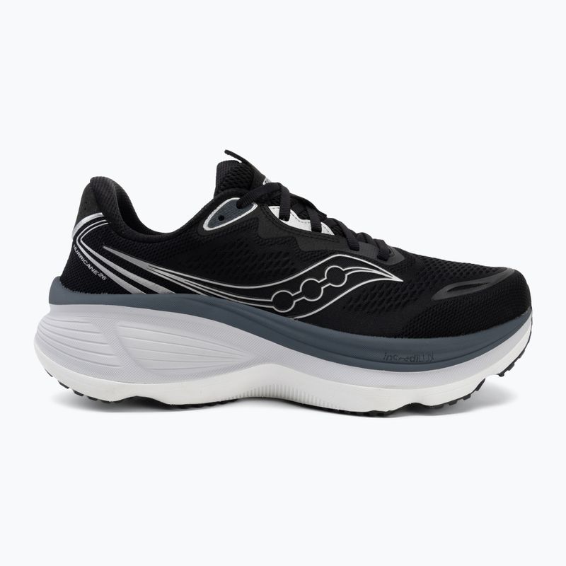 Pánske bežecké topánky Saucony Hurricane 26 black/silver 2