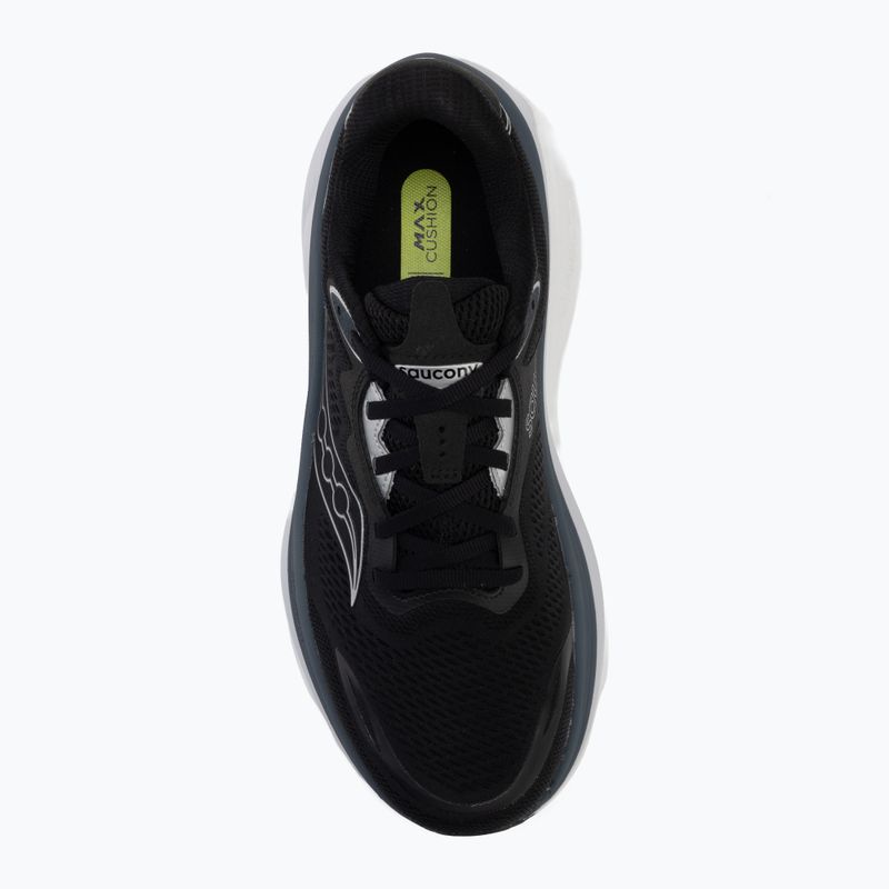 Pánske bežecké topánky Saucony Hurricane 26 black/silver 5