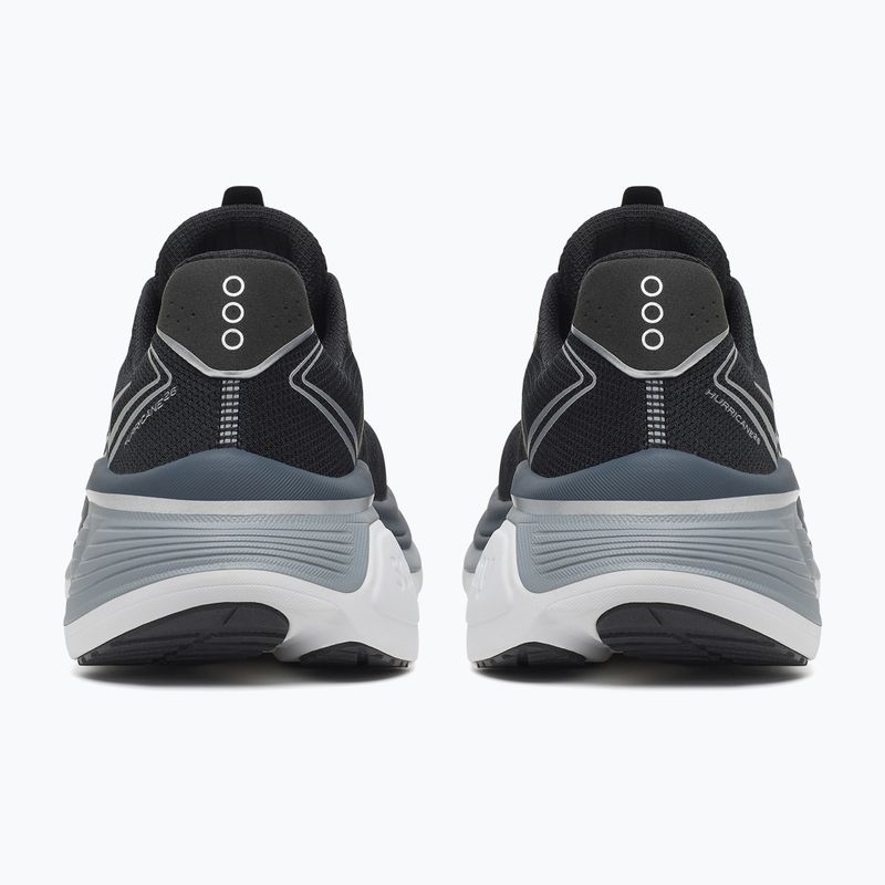 Pánske bežecké topánky Saucony Hurricane 26 black/silver 4