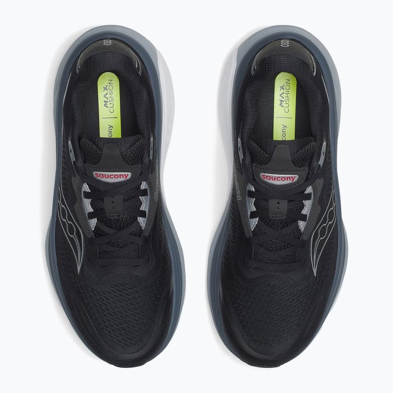 Pánske bežecké topánky Saucony Hurricane 26 black/silver 6