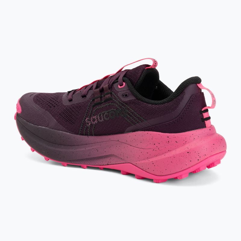 Dámske bežecké topánky Saucony Xodus Ultra 4 eggplant/shock 3