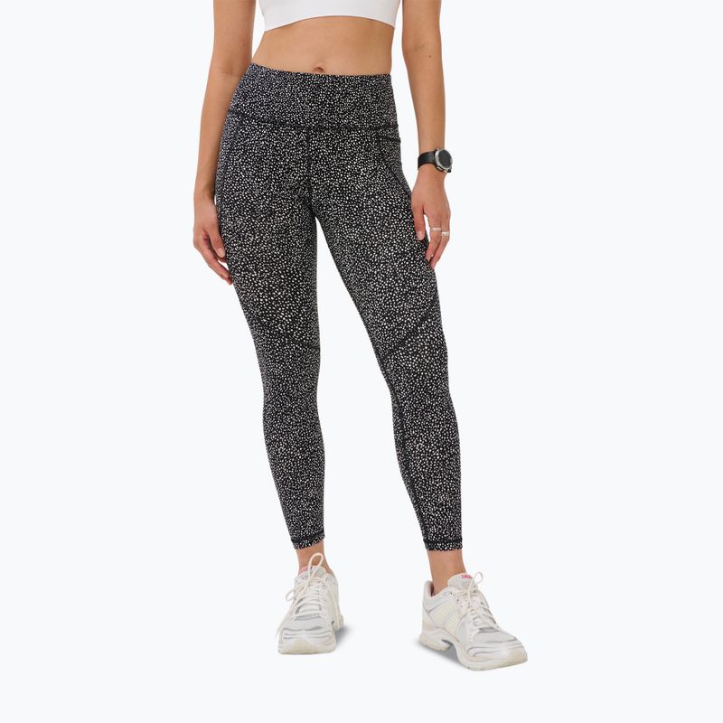 Dámske tréningové legíny Sweaty Betty Power Workout 7/8 black micro dot print