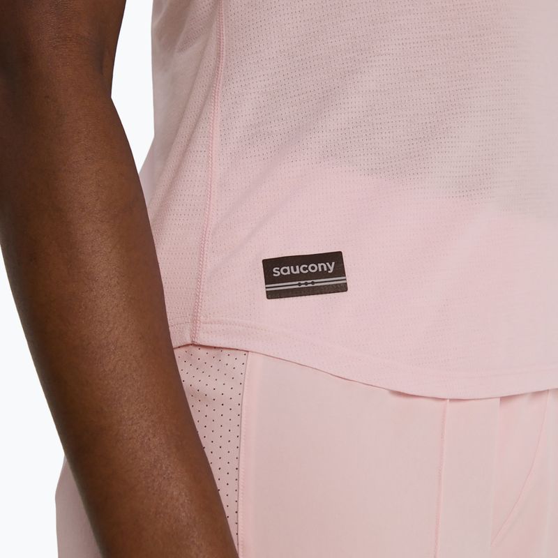 Dámske bežecké tričko Saucony Stopwatch Singlet silk heather 5