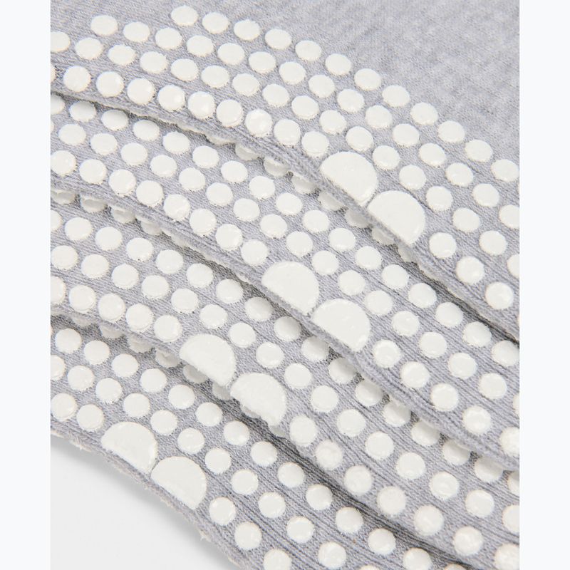 Dámske ponožky Sweaty Betty Pilates Crew Gripper 2 pary light grey marl 3