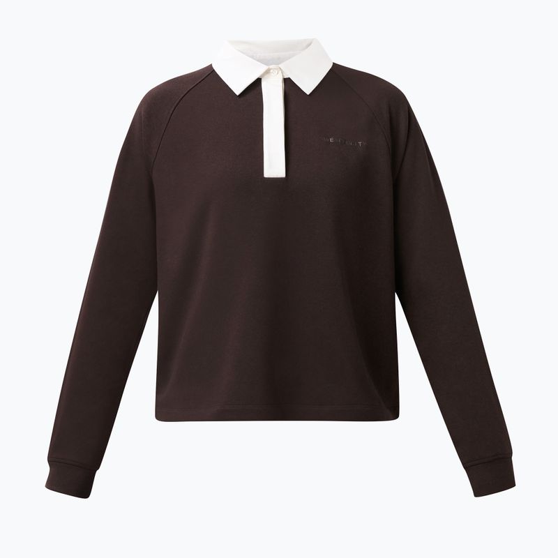 Dámska mikina Sweaty Betty Revive Rugby espresso brown 6
