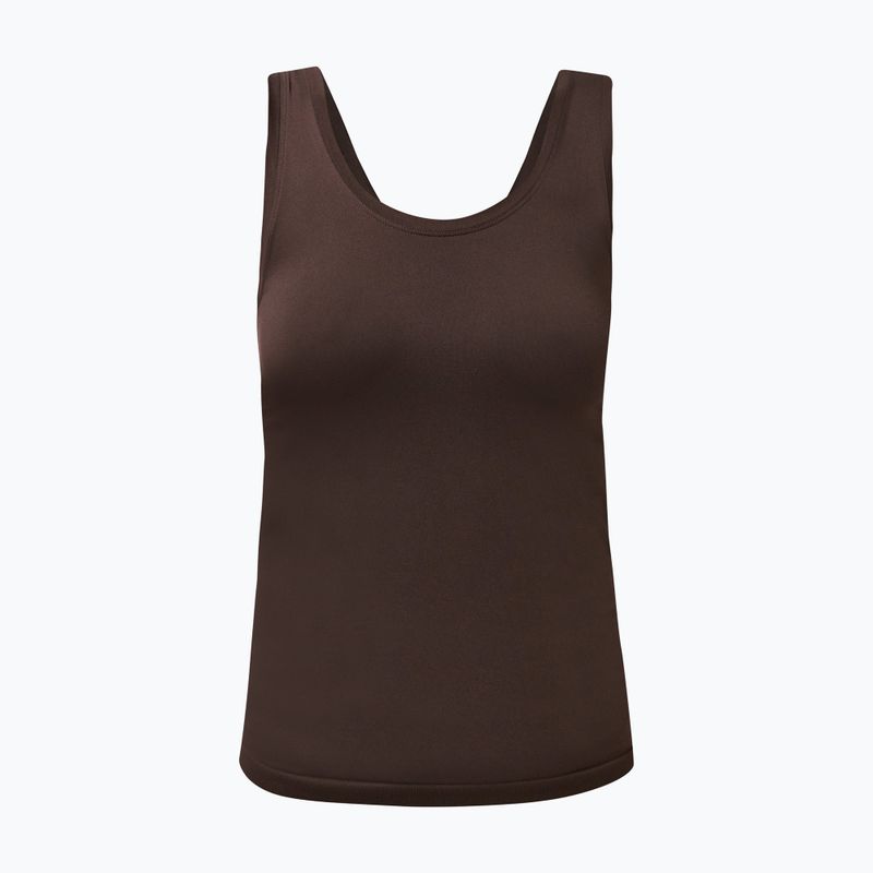 Dámske tričko na jogu Sweaty Betty Seamless Ruched Tank espresso brown 6
