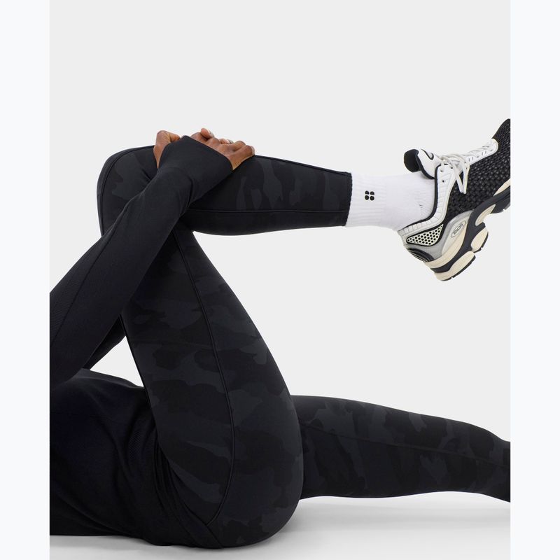 Dámske tréningové legíny Sweaty Betty Power Piping Workout 7/8 ultra black camo print 5