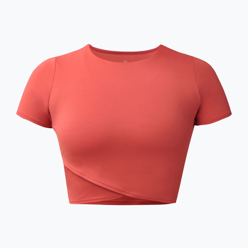 Dámske tričko na jogu Sweaty Betty All Day Wrap terrazzo red 6