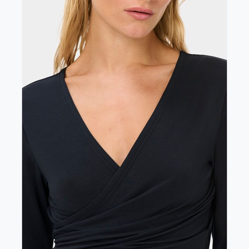 Dámske tričko longsleeve Sweaty Betty Soft Flow Studio Wear Your Way black 6