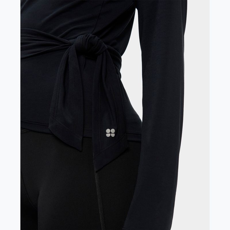 Dámske tričko longsleeve Sweaty Betty Soft Flow Studio Wear Your Way black 7