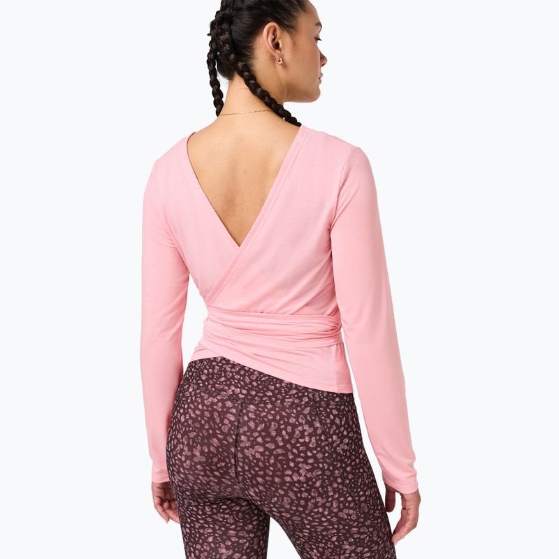 Dámske tričko longsleeve Sweaty Betty Soft Flow Studio Wear Your Way deco pink 5