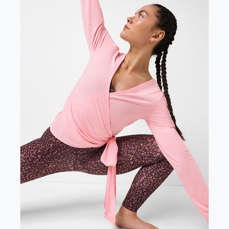 Dámske tričko longsleeve Sweaty Betty Soft Flow Studio Wear Your Way deco pink 6