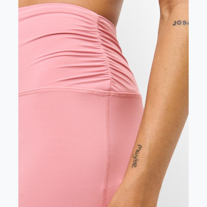 Dámske tréningové legíny Sweaty Betty Ultimate Studio 7/8 Ruched dark deco pink 5