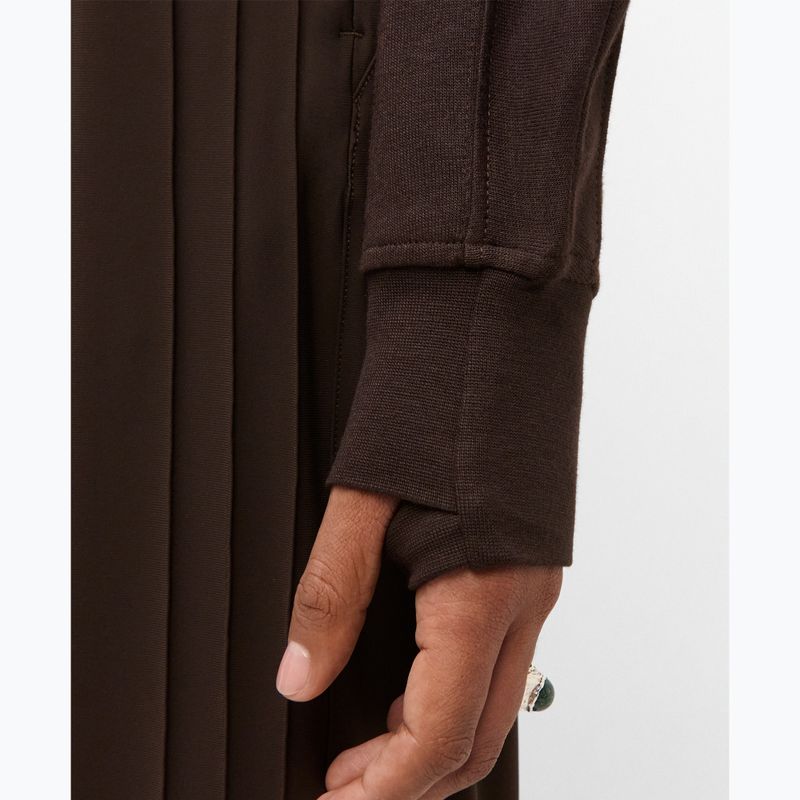 Dámska mikina Sweaty Betty After Class Yoke Crop espresso brown 5