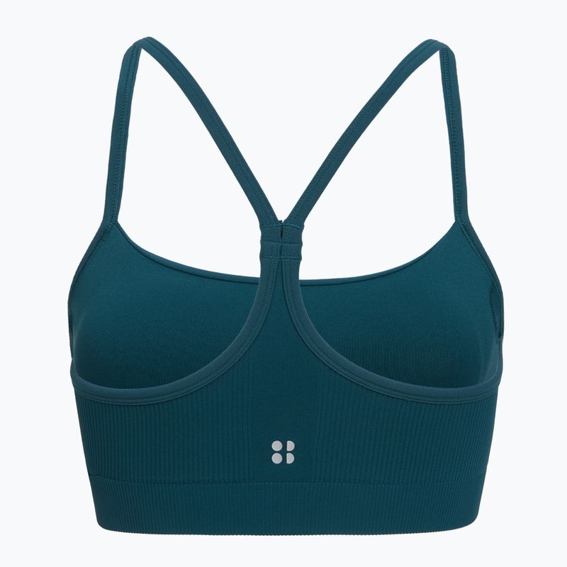 Fitness podprsenka Sweaty Betty Sprint Rest Seamless Yoga green 8