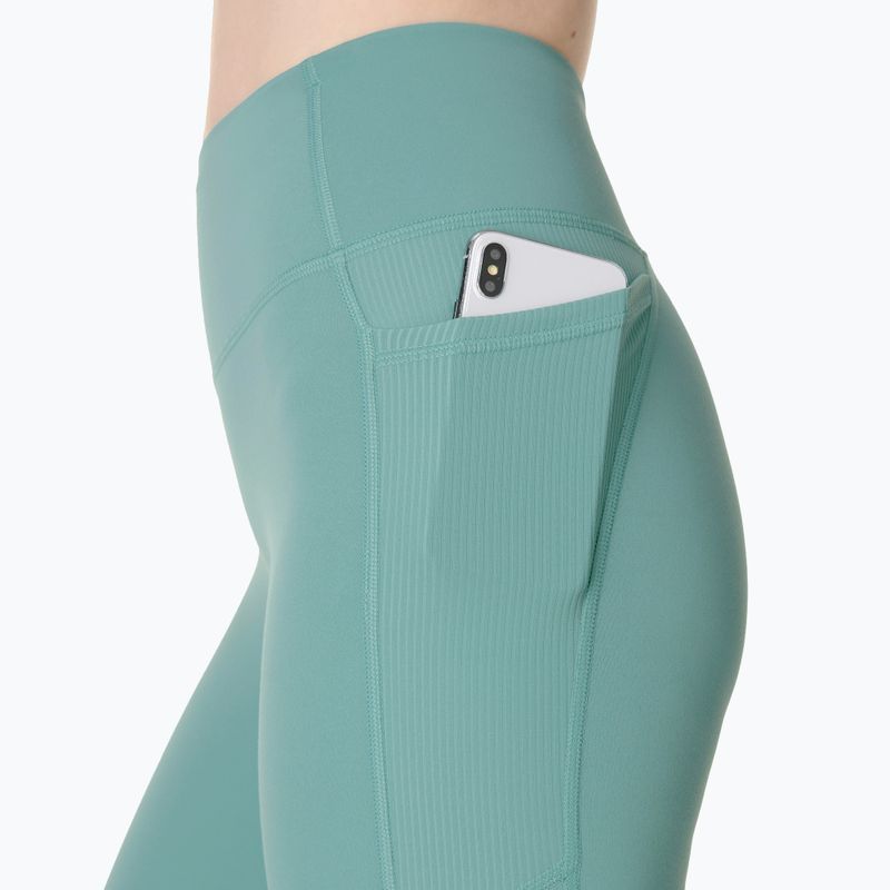 Dámske tréningové legíny Sweaty Betty Ultimate Studio Ribbed green 4