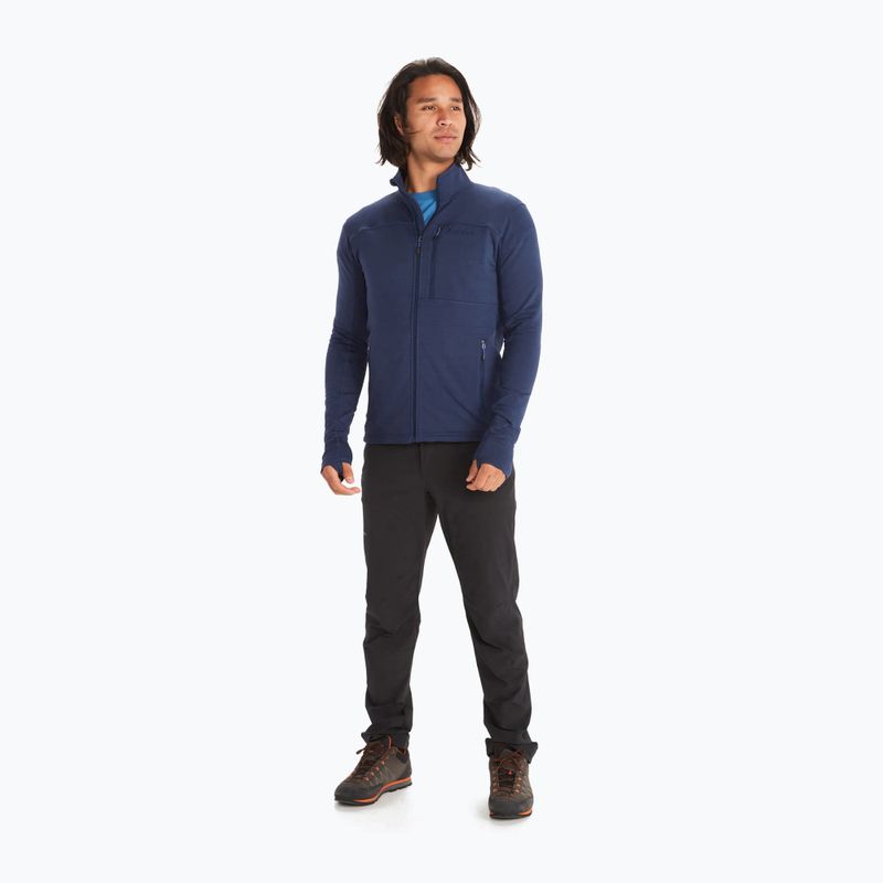 Marmot Preon pánska fleecová mikina navy blue M11783 5