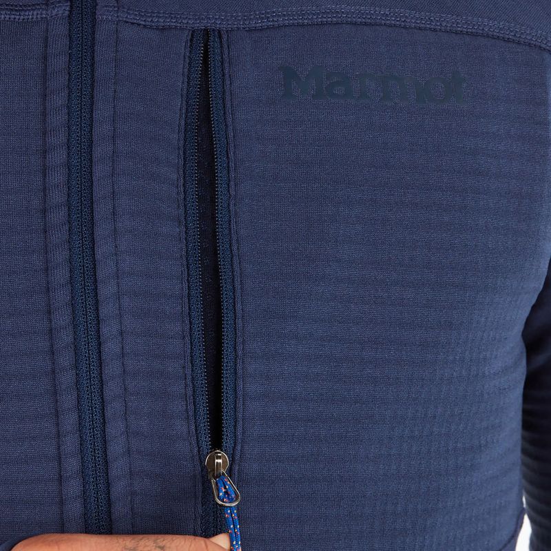 Marmot Preon pánska fleecová mikina navy blue M11783 7