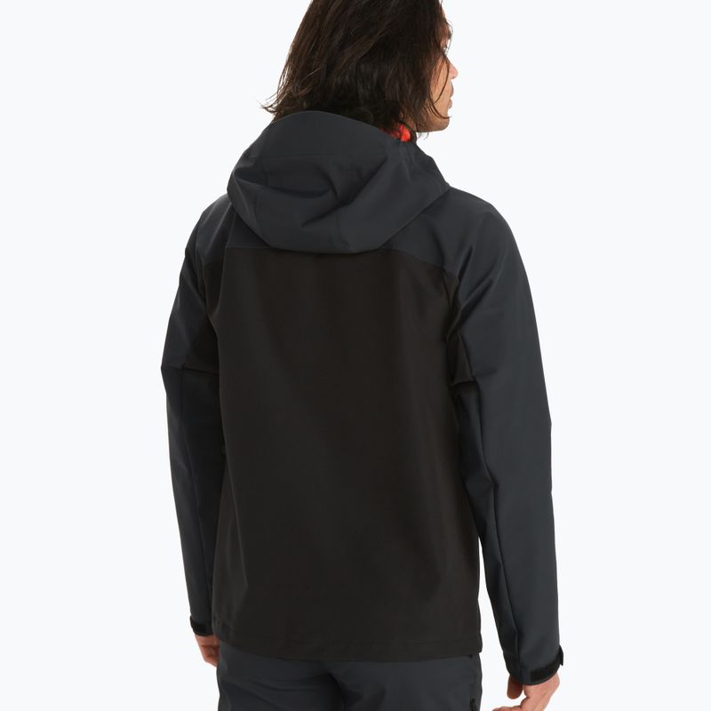 Pánska softshellová bunda Marmot ROM GORE-TEX Infinium Hoody black M12360001 2