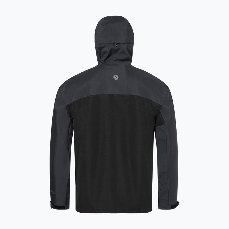 Pánska softshellová bunda Marmot ROM GORE-TEX Infinium Hoody black M12360001 6