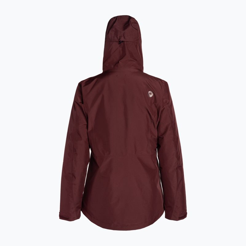 Marmot Minimalist Gore Tex dámska bunda do dažďa bordová 35810 2