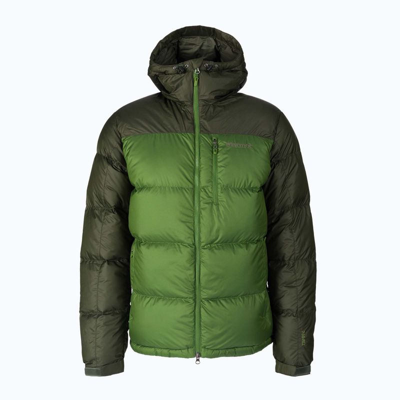 Pánska páperová bunda Marmot Guides Down Hoody green 73060