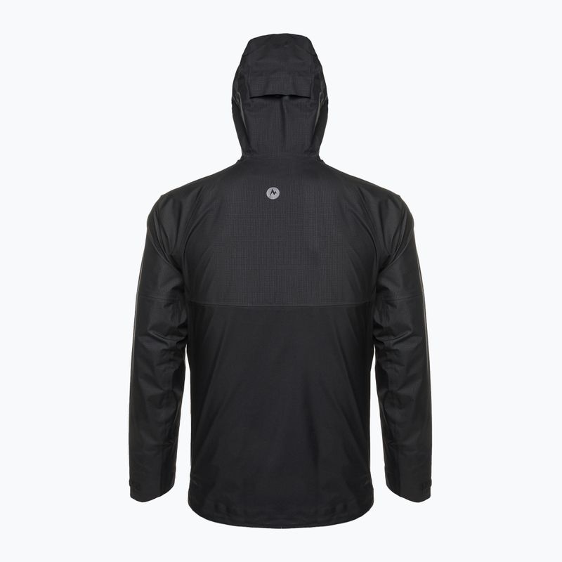 Marmot Mitre Peak GTX pánska bunda do dažďa čierna M12685-001 2