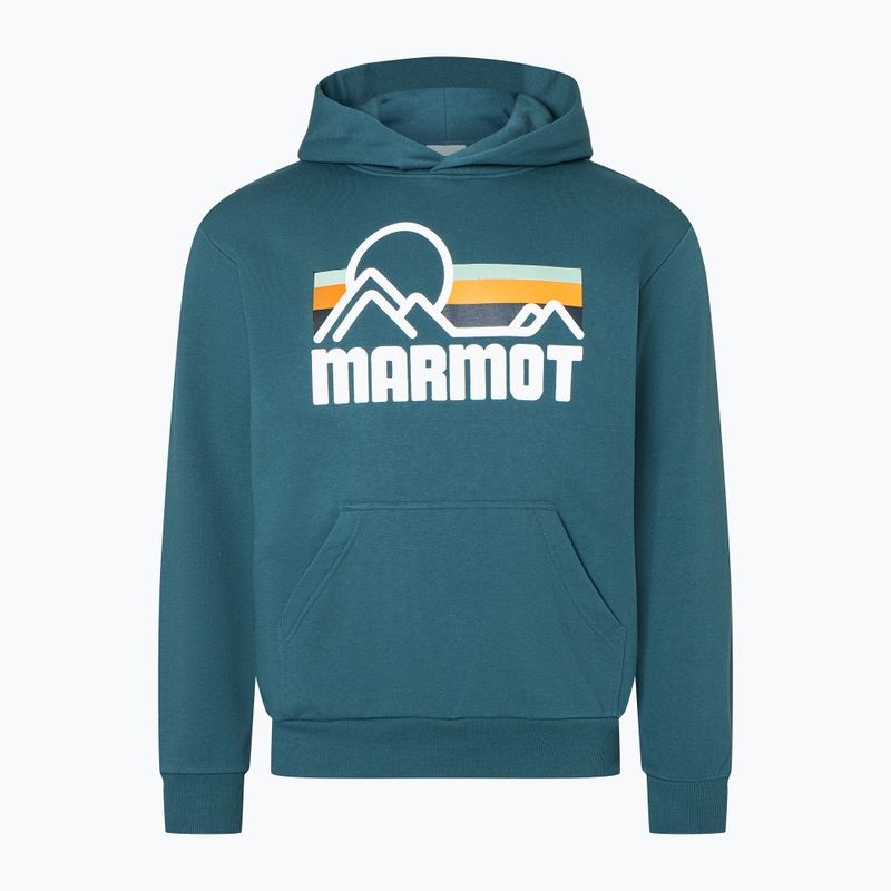 Pánska trekingová mikina Marmot Coastal Hoody light blue M1425821541 3