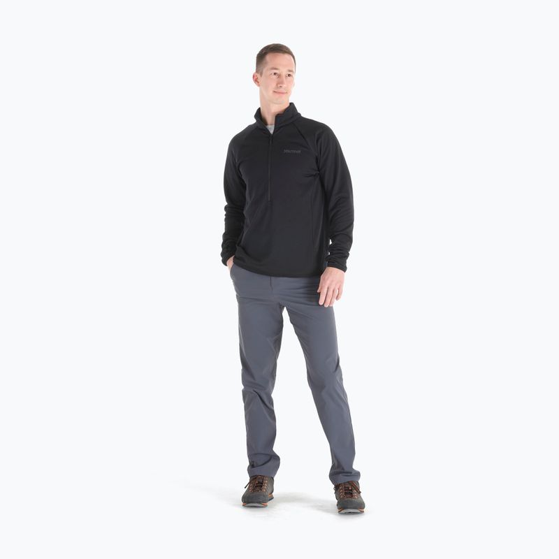 Pánska mikina polar Marmot Leconte Fleece 1/2 Zip black 2