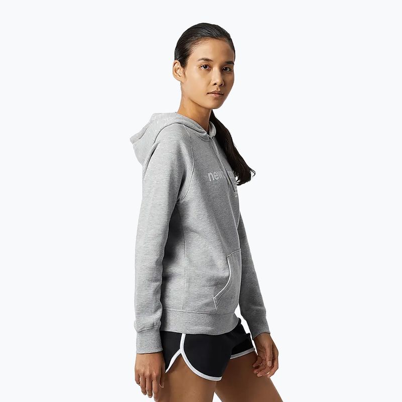 Dámska mikina New Balance Core Fleece Hoodie grey 2
