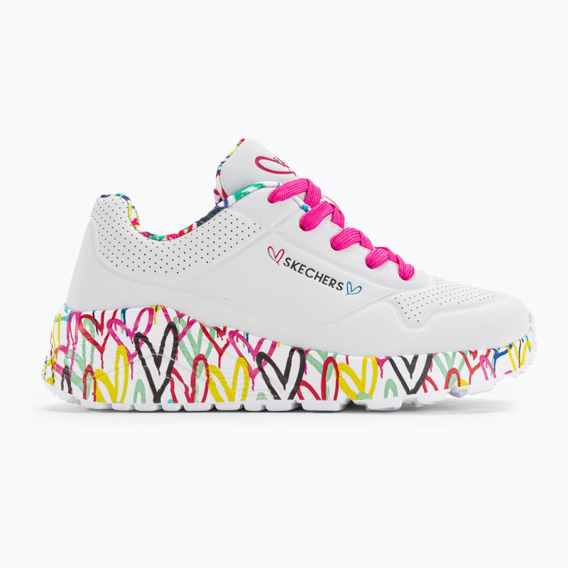 Detské tenisky SKECHERS Uno Lite Lovely Luv white/multi 2