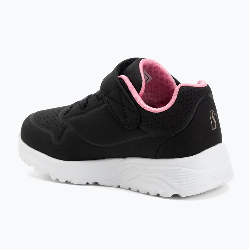 Detské topánky SKECHERS Uno Lite black/rose gold 3