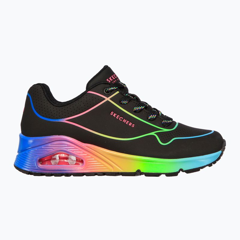 Dámska obuv SKECHERS Uno Pop Of Sunshine black/multi neon 9