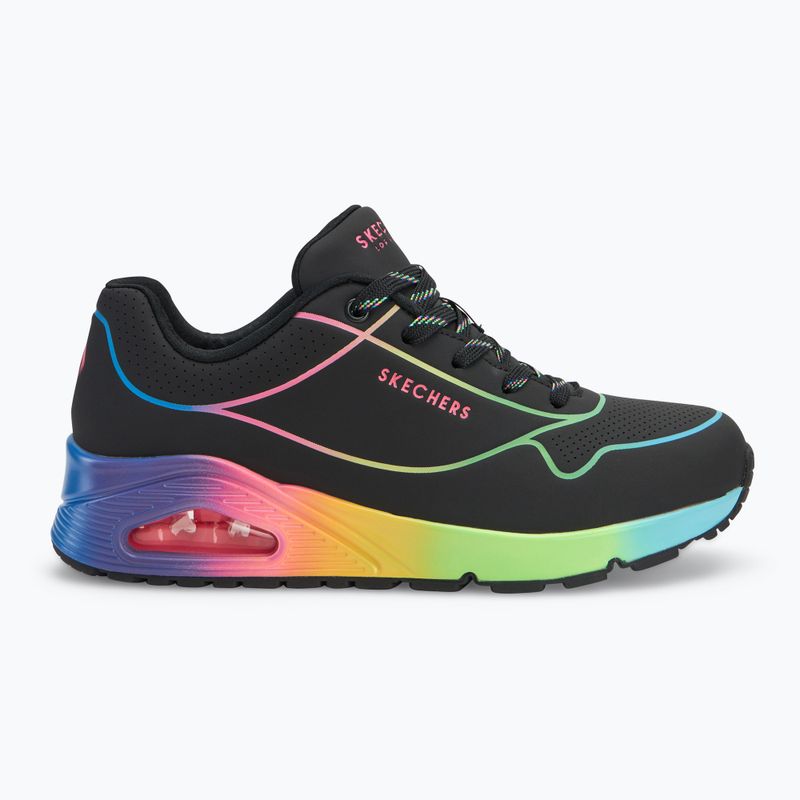 Dámska obuv SKECHERS Uno Pop Of Sunshine black/multi neon 2