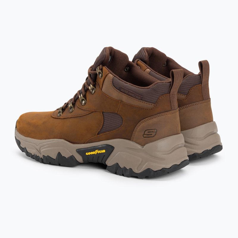 SKECHERS Terraform Renfrom pánske trekové topánky tmavohnedé 3