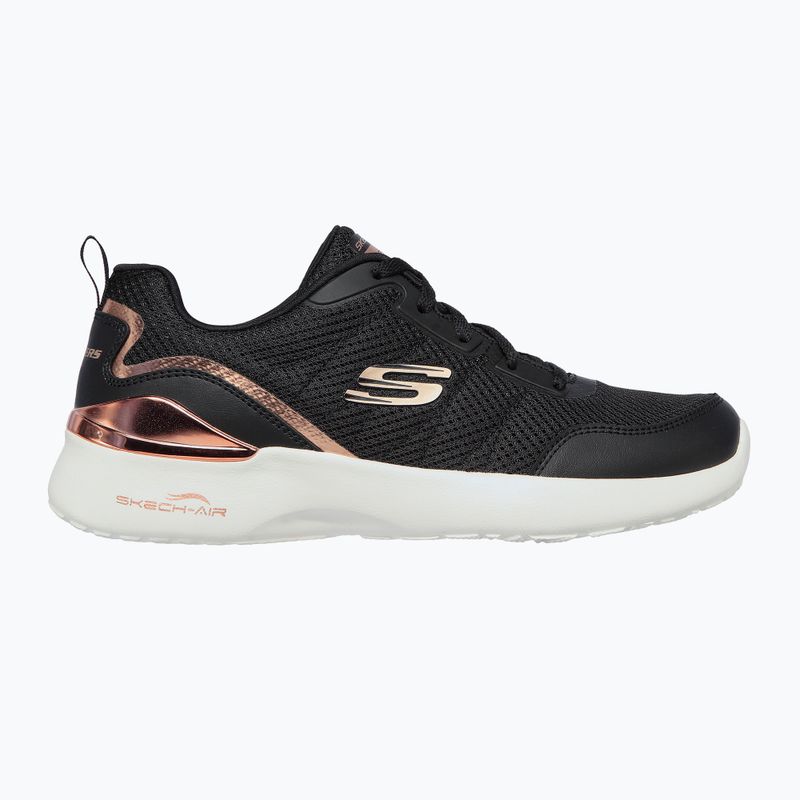 Dámska tréningová obuv SKECHERS Skech-Air Dynamight The Halcyon black/rose gold 7