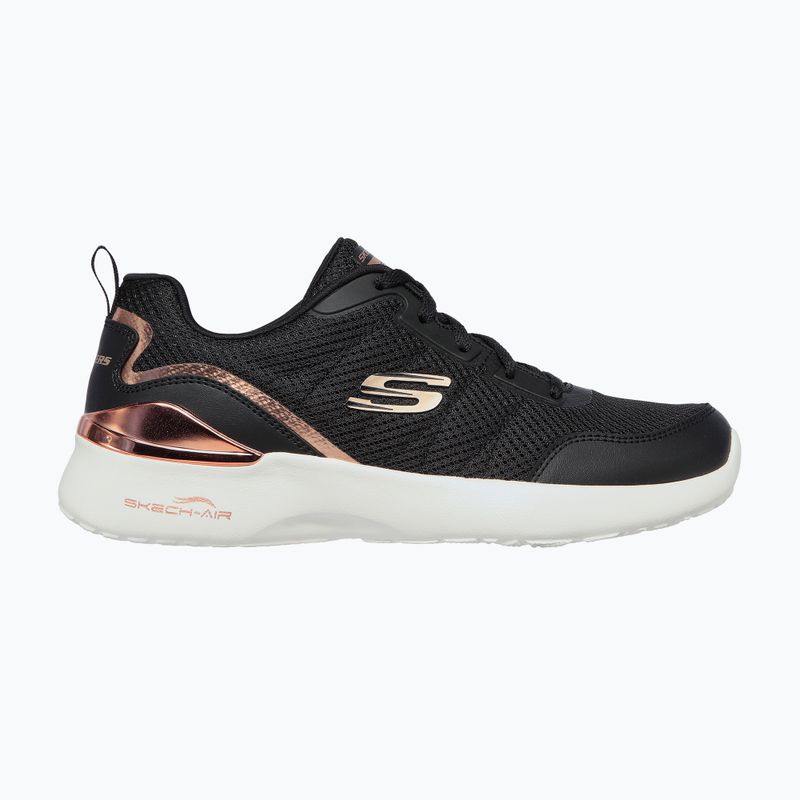 Dámska tréningová obuv SKECHERS Skech-Air Dynamight The Halcyon black/rose gold 8