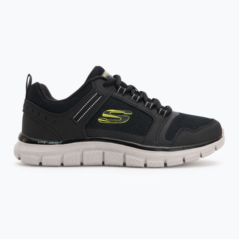 Pánske topánky SKECHERS Track Knockhill black/lime 2
