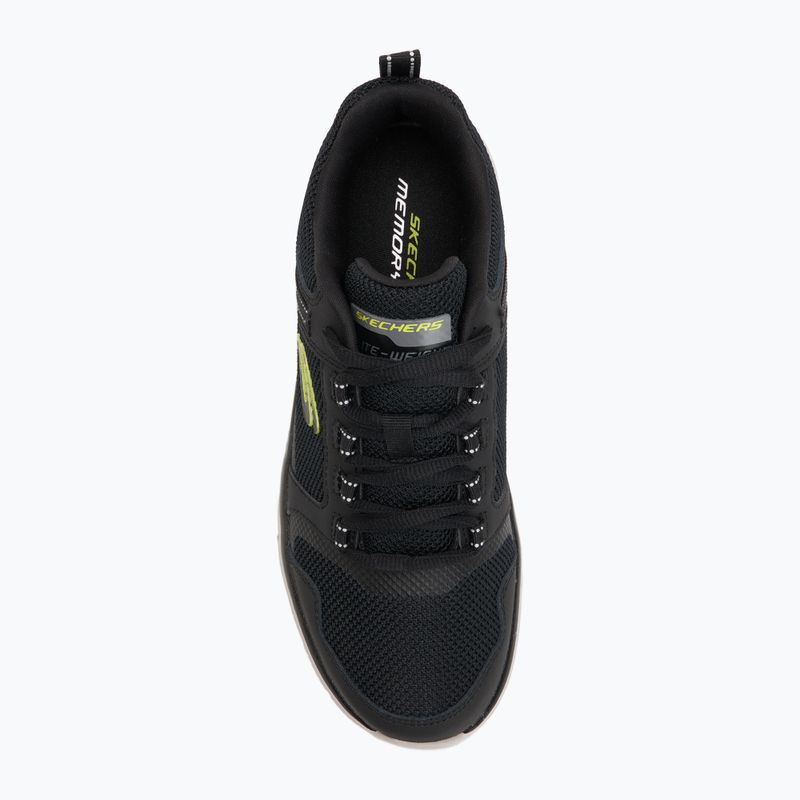 Pánske topánky SKECHERS Track Knockhill black/lime 5