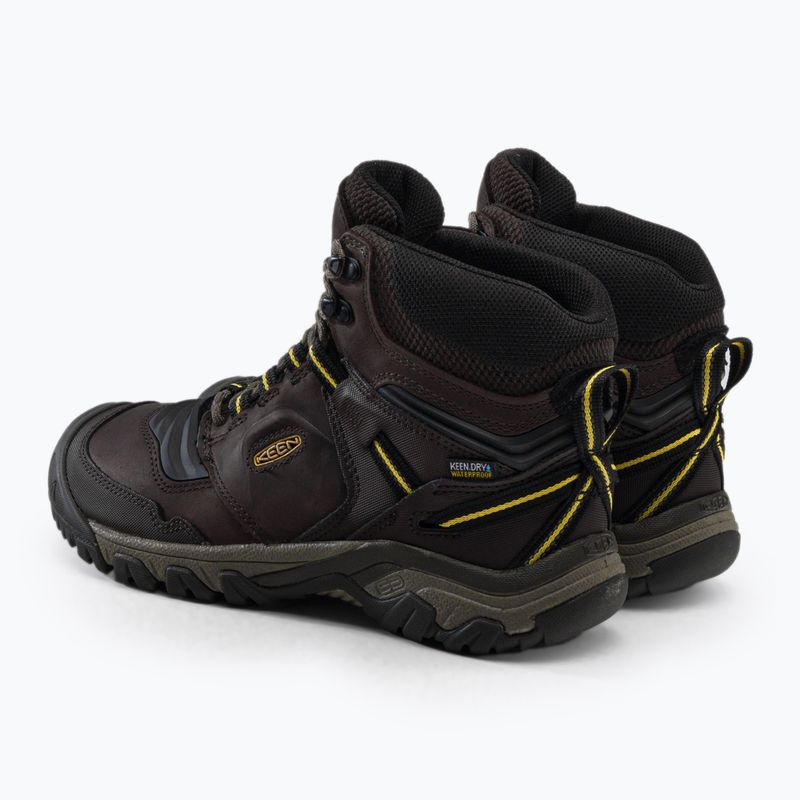 KEEN Ridge Flex Mid pánska treková obuv hnedá 1026614 3
