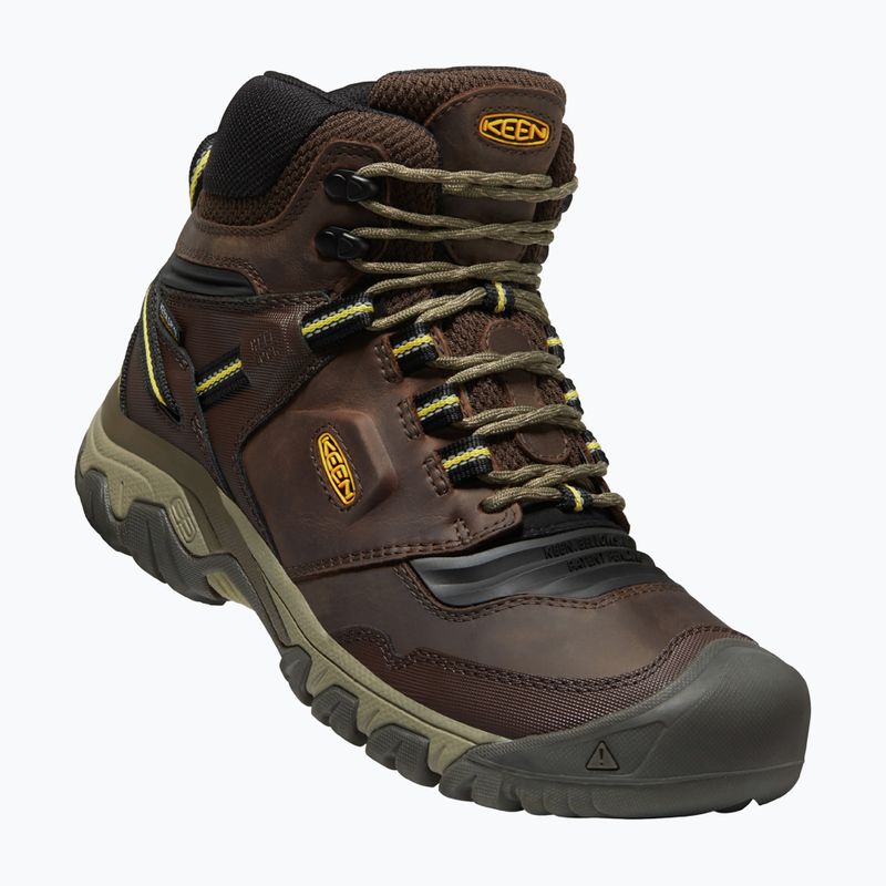 KEEN Ridge Flex Mid pánska treková obuv hnedá 1026614 11