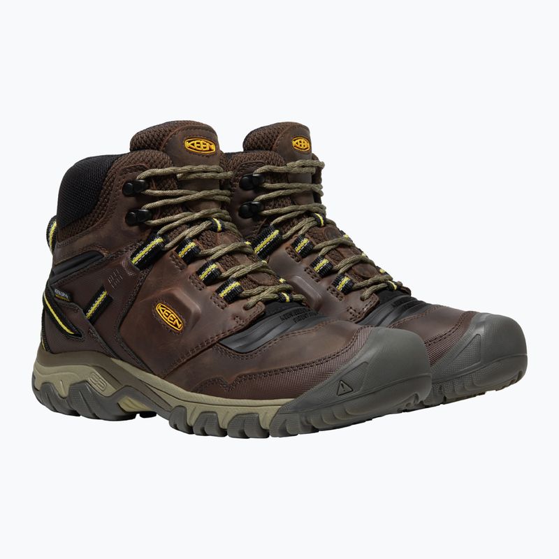 KEEN Ridge Flex Mid pánska treková obuv hnedá 1026614 12