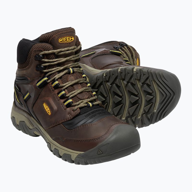 KEEN Ridge Flex Mid pánska treková obuv hnedá 1026614 13