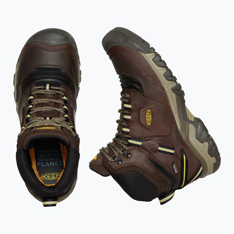 KEEN Ridge Flex Mid pánska treková obuv hnedá 1026614 14