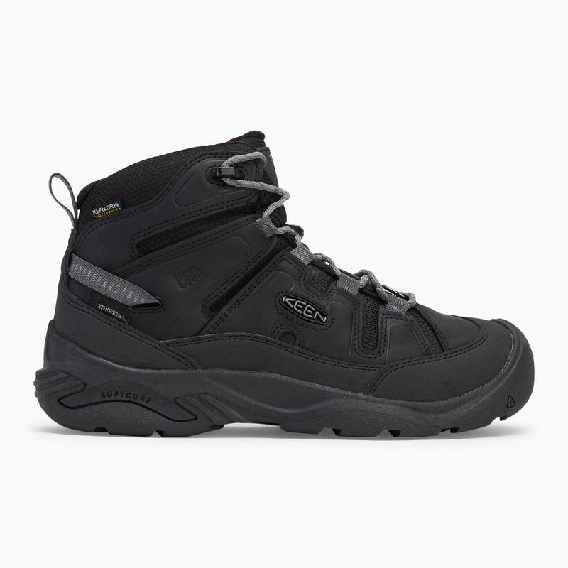Pánske turistické topánky KEEN Circadia Mid Polar black/steel grey 2