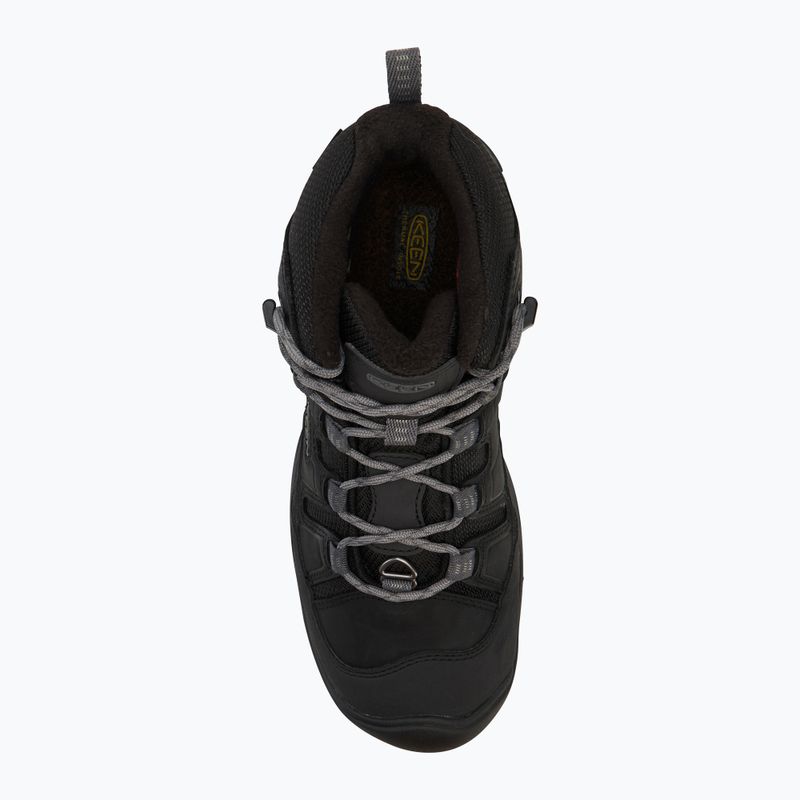 Pánske turistické topánky KEEN Circadia Mid Polar black/steel grey 5