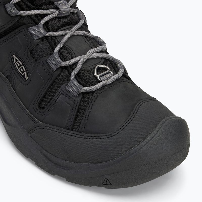 Pánske turistické topánky KEEN Circadia Mid Polar black/steel grey 7
